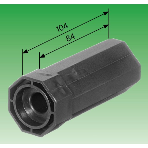 Rollladen Walzenkapsel f�r SW40 f�r innenliegendes Kugellager